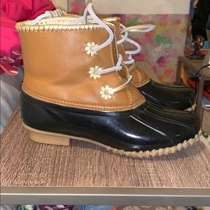 Jack Rogers bean boots